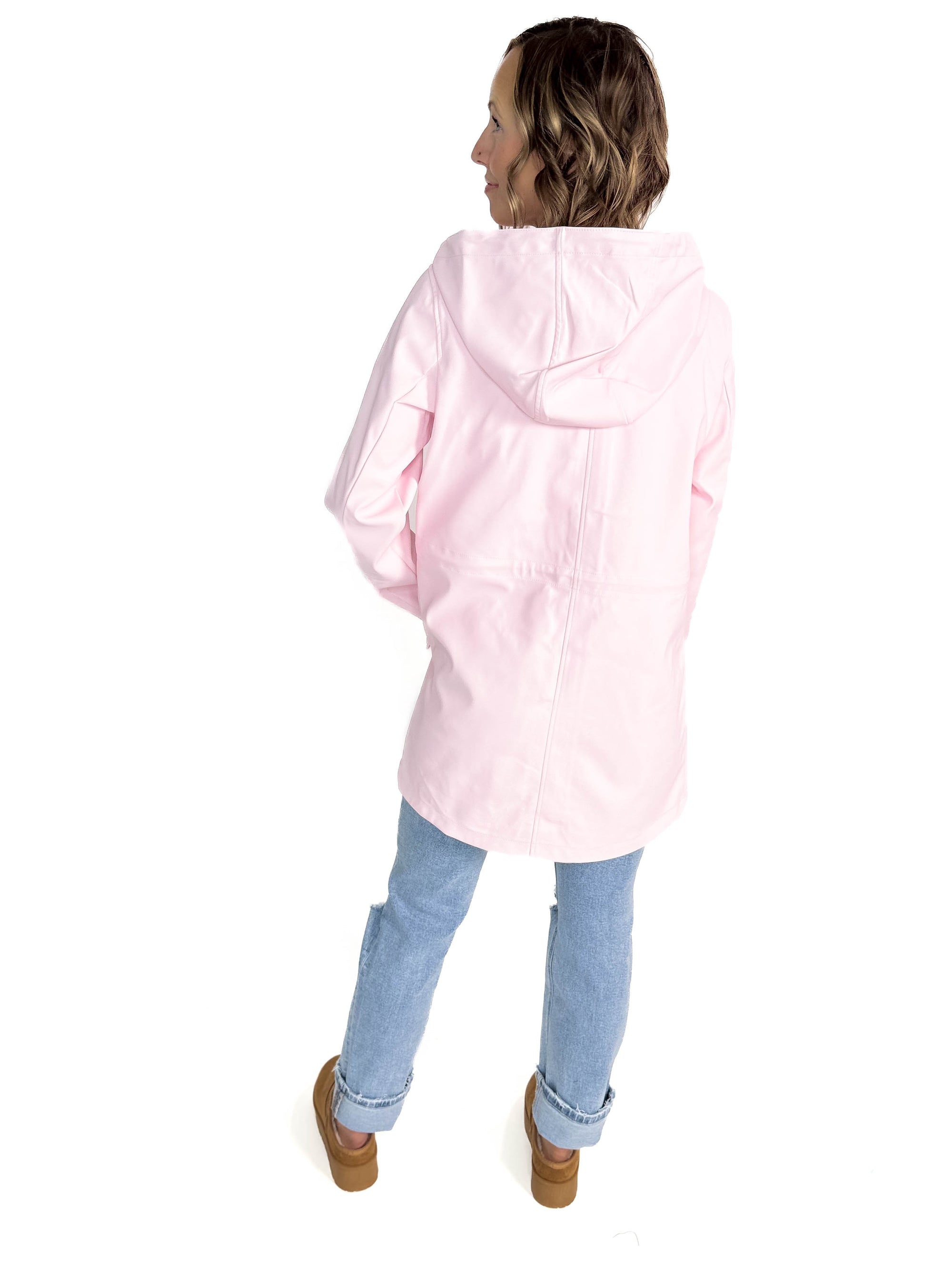 VERO MODA Sitka Rain Jacket- PINK