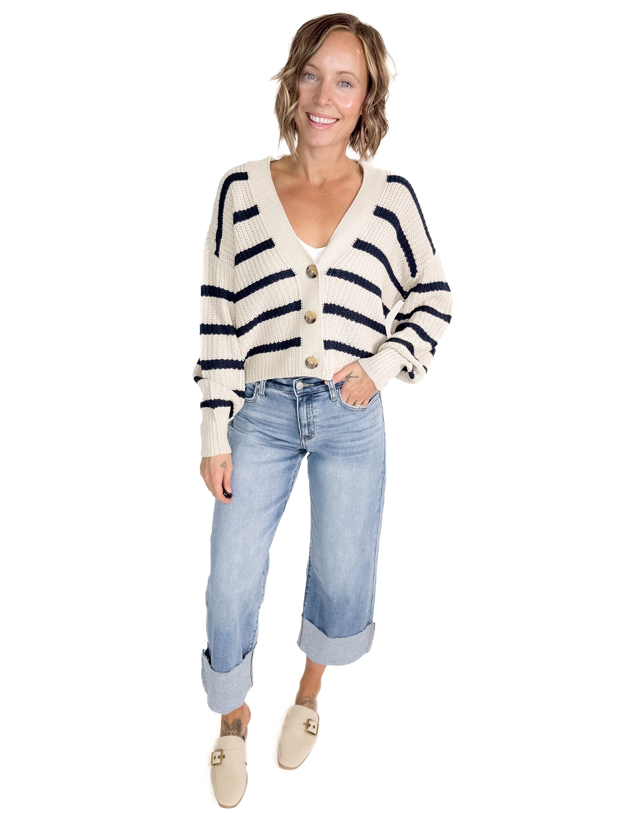 ONLY Caroline Button Cardigan