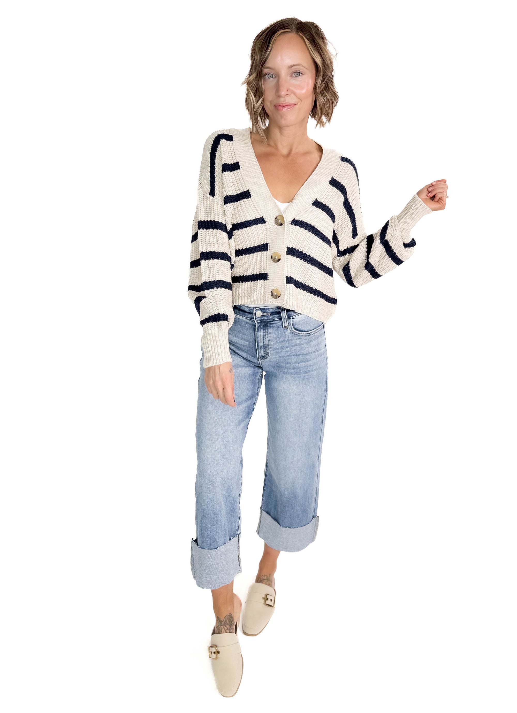 ONLY Caroline Button Cardigan