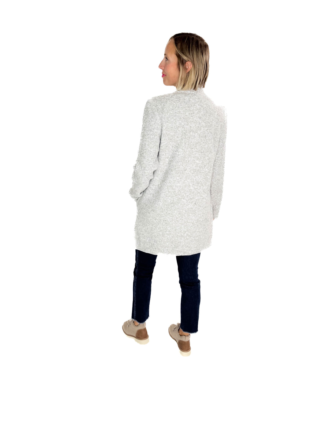 VERO MODA Katherine Jacket- LT GREY MELANGE-FINAL SALE