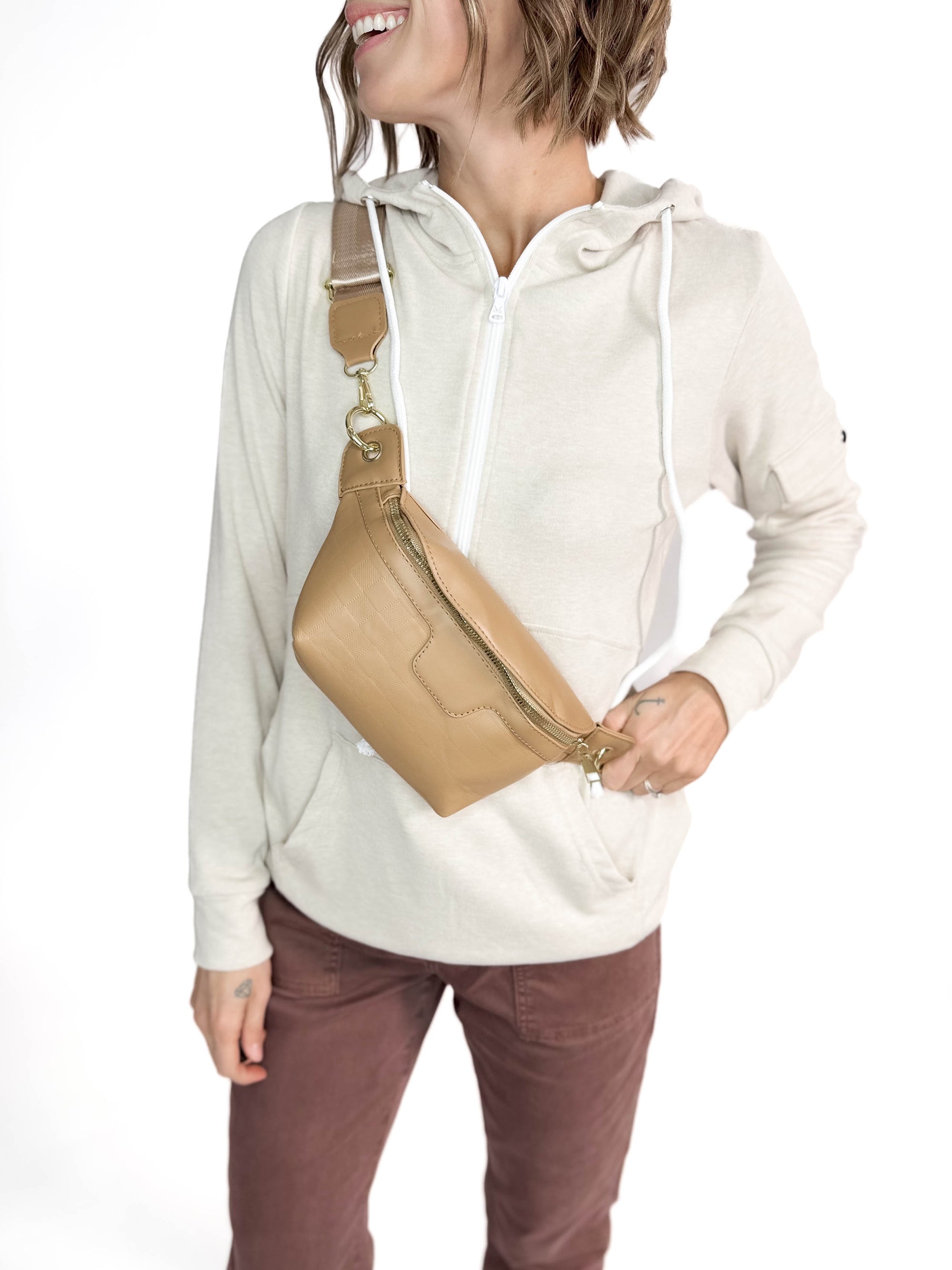 Tracey Belt Bag- LIGHT CAMEL