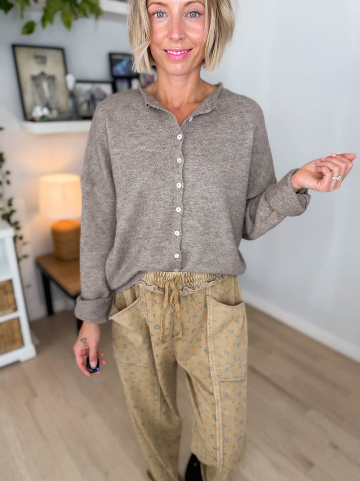 Piper Cardigan- MOCHA
