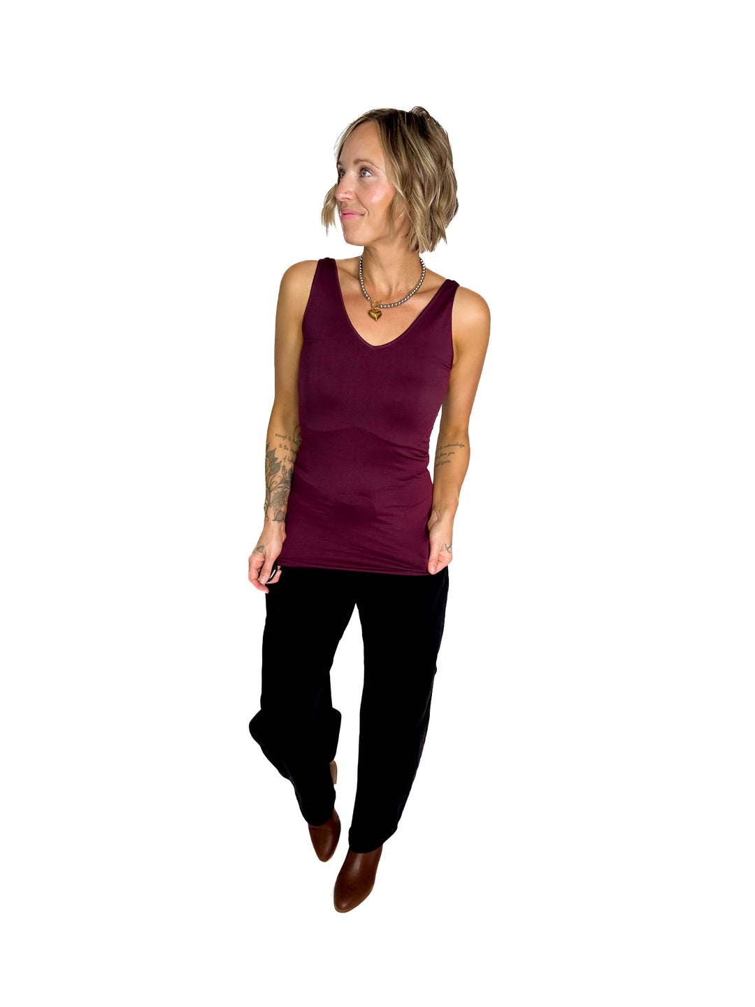NIKIBIKI Reversible Tank Top- FIG