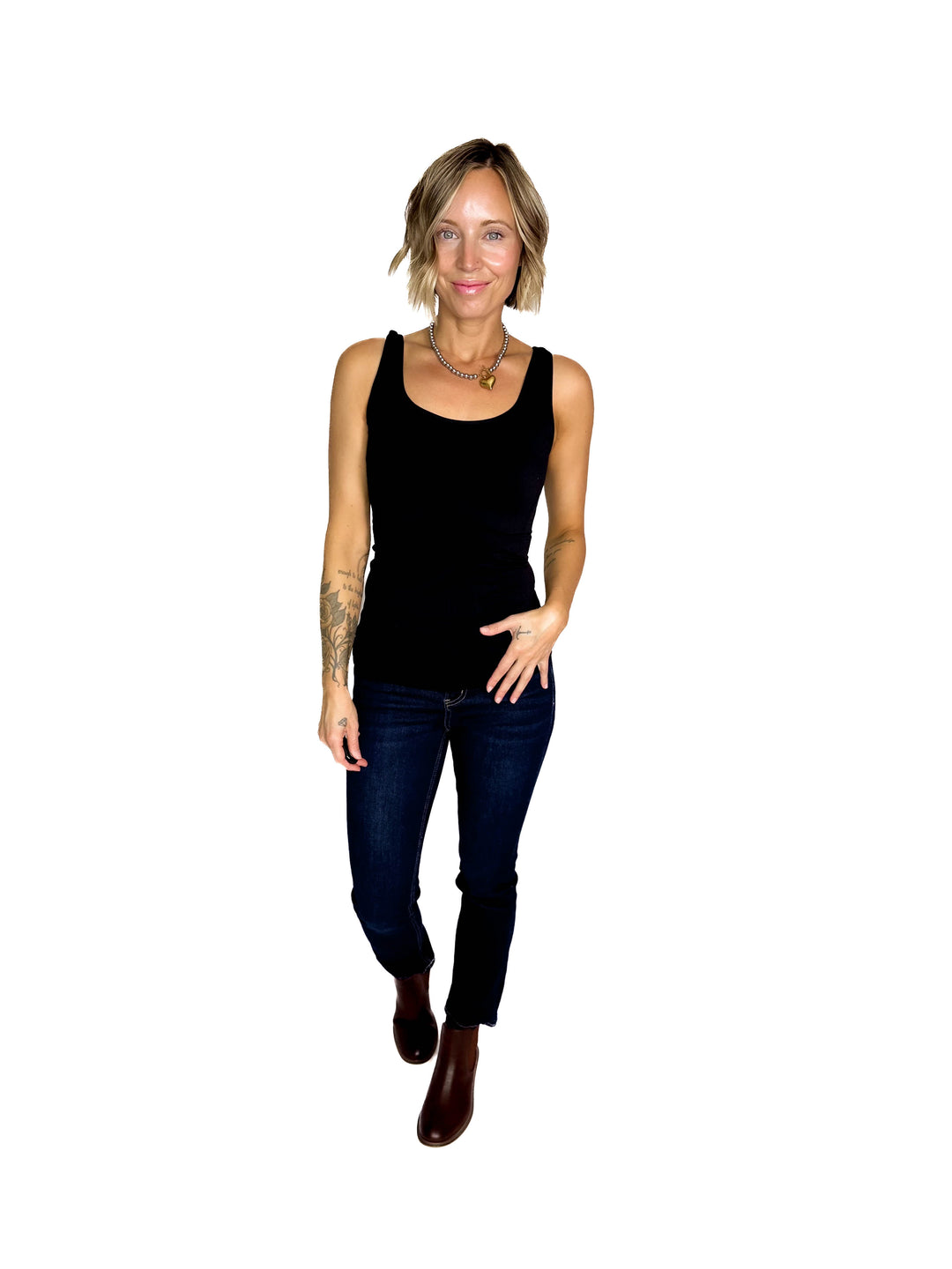 NIKIBIKI Reversible Tank Top- BLACK