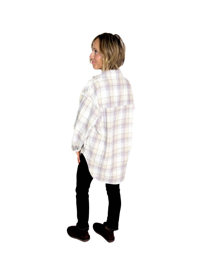 Evolet Shacket- LAVENDER