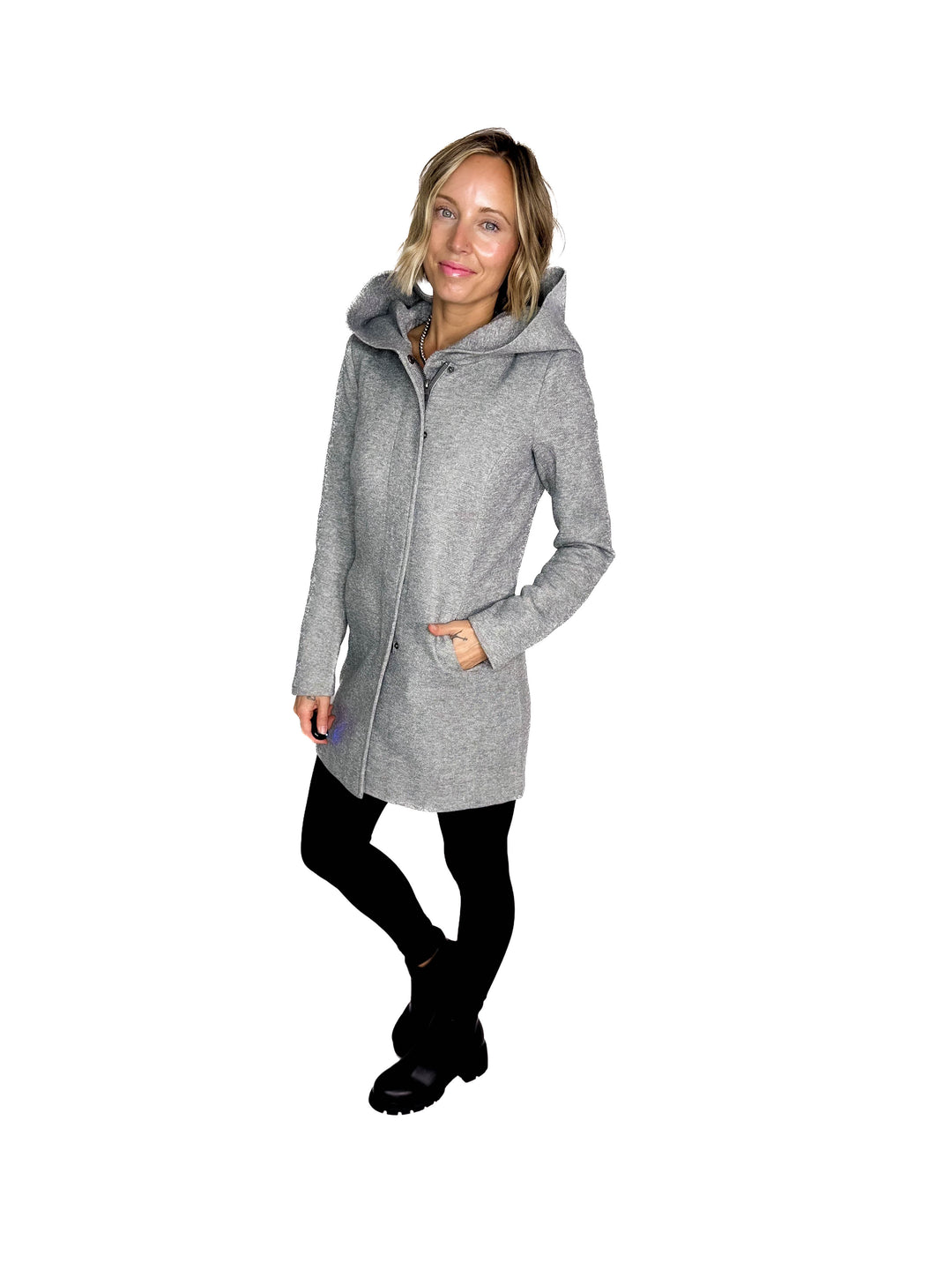 ONLY Alison Coat- LT GREY