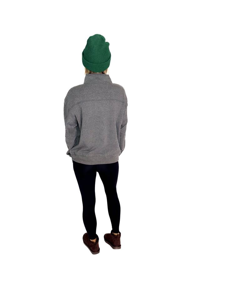 Dawson Classic 1/4 Zip Pullover- CHARCOAL