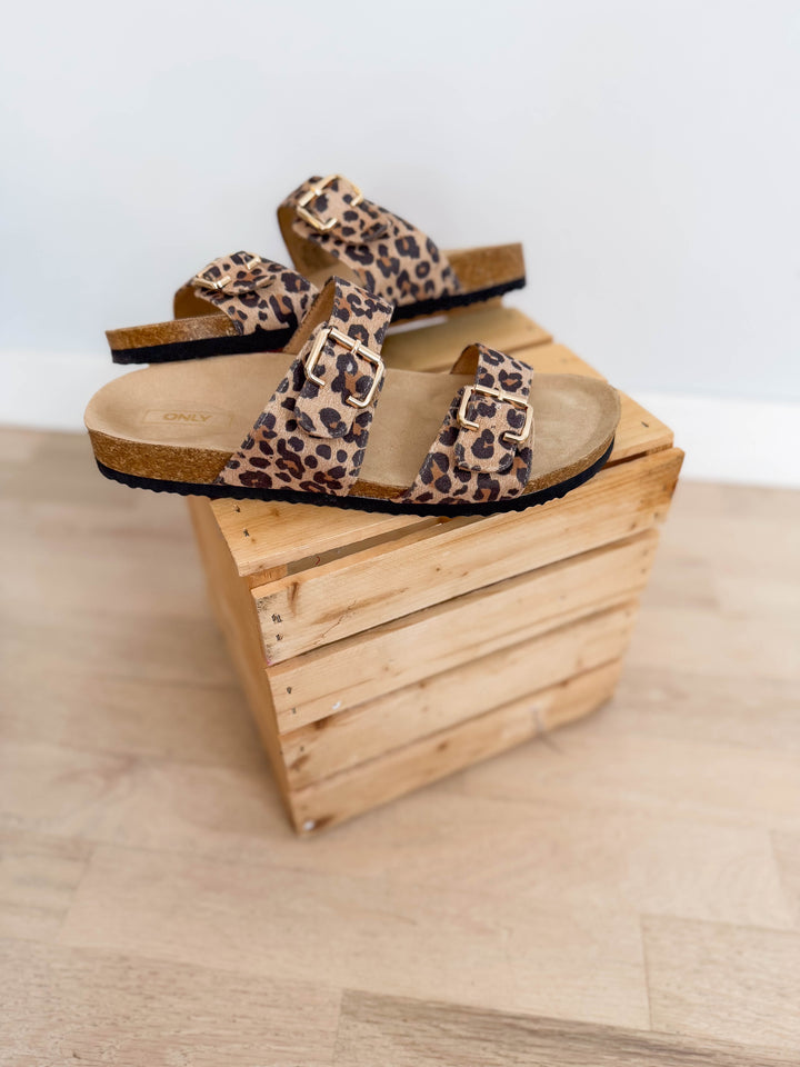 Only Faye Leopard Sandal
