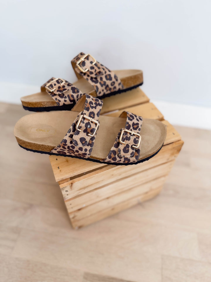Only Faye Leopard Sandal