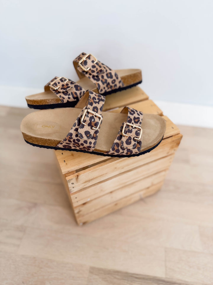 Only Faye Leopard Sandal