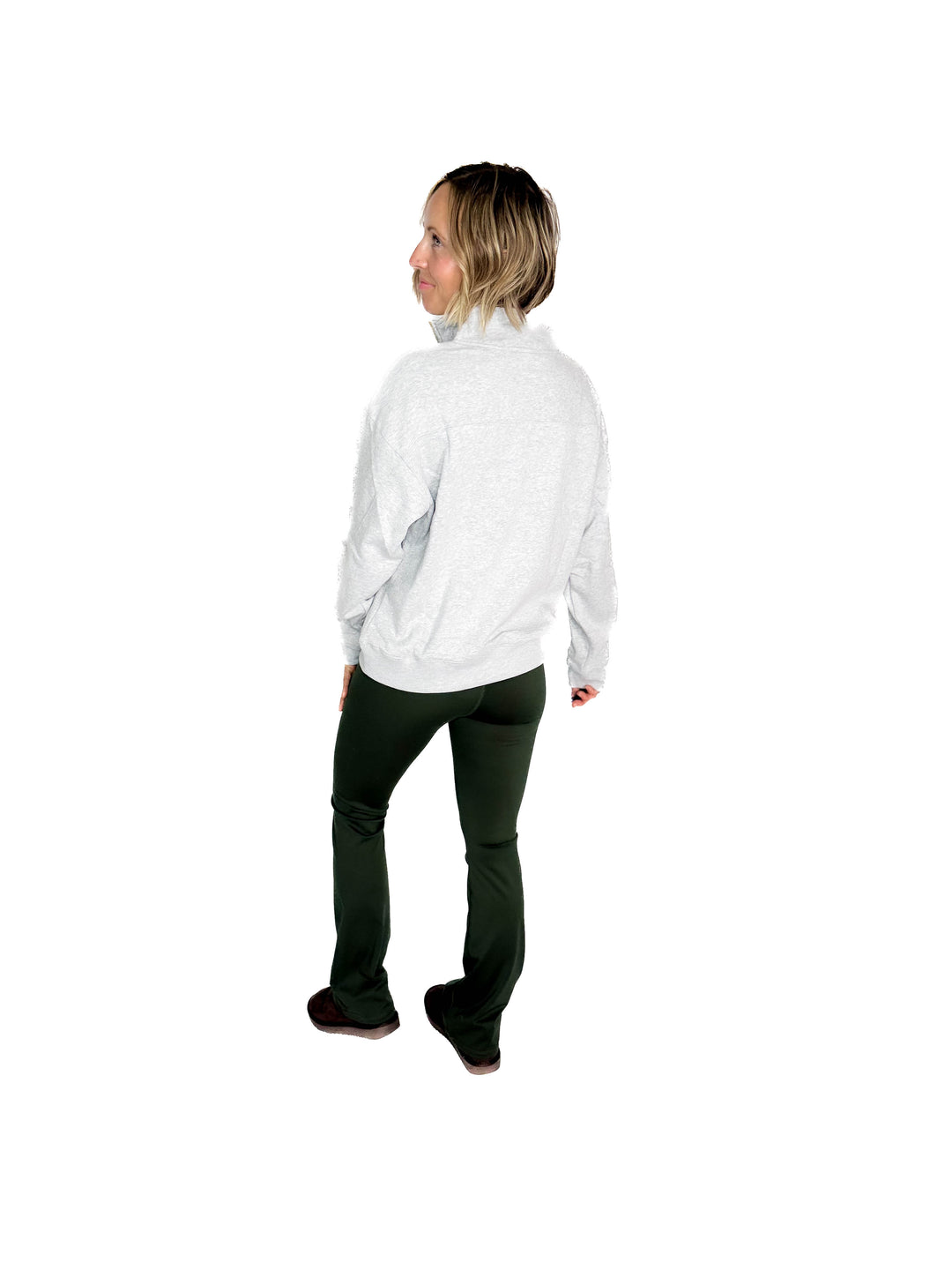 Dawson Classic 1/4 Zip Pullover- HTHR GREY