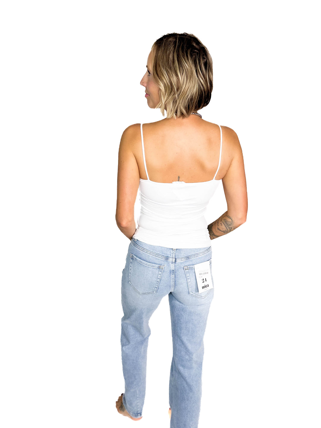 NIKIBIKI Signature Camisole- WHITE