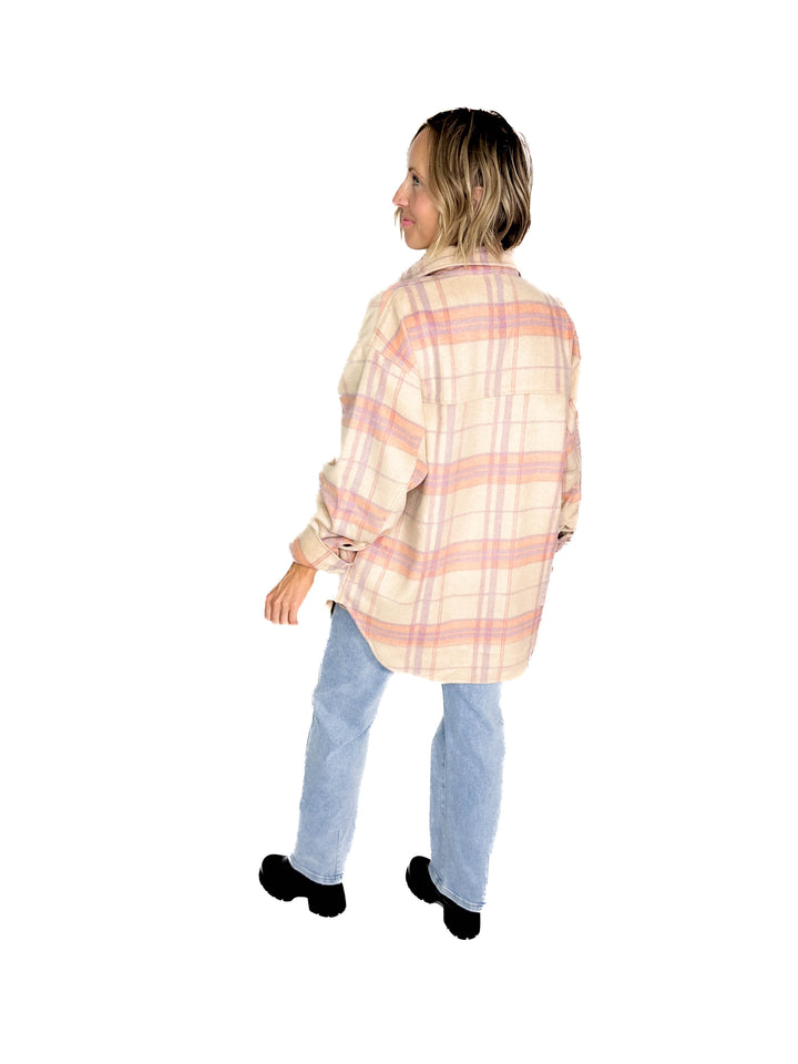 Lavara Shacket- SAND LAVENDER