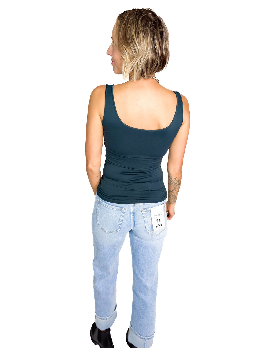 BSL Women Strappy Knit Crop Top - Timberwood Park