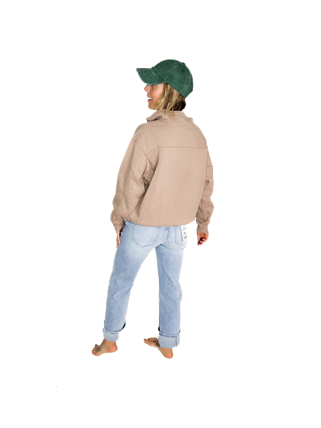 Dawson Classic 1/4 Zip Pullover- COCOA