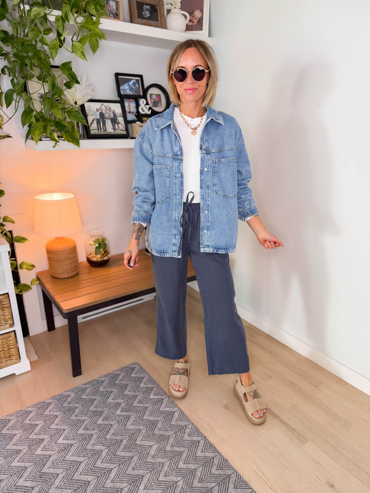 ONLY Lemmice Denim Shirt- LIGHT WASH