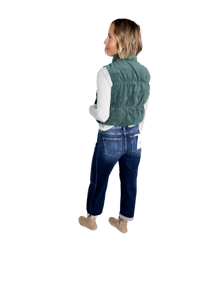 Rockies Reversible Sherpa Vest- HUNTER