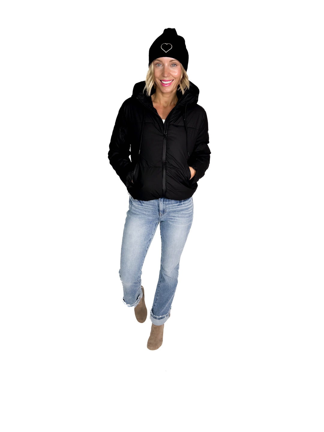 Johnstone Coated Jacket- BLACK