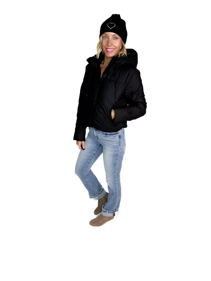 Johnstone Coated Jacket- BLACK