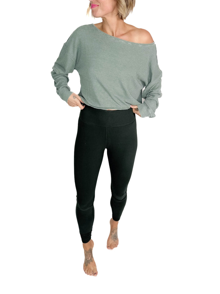 Only The Best Butter Leggings- REGENCY GREEN