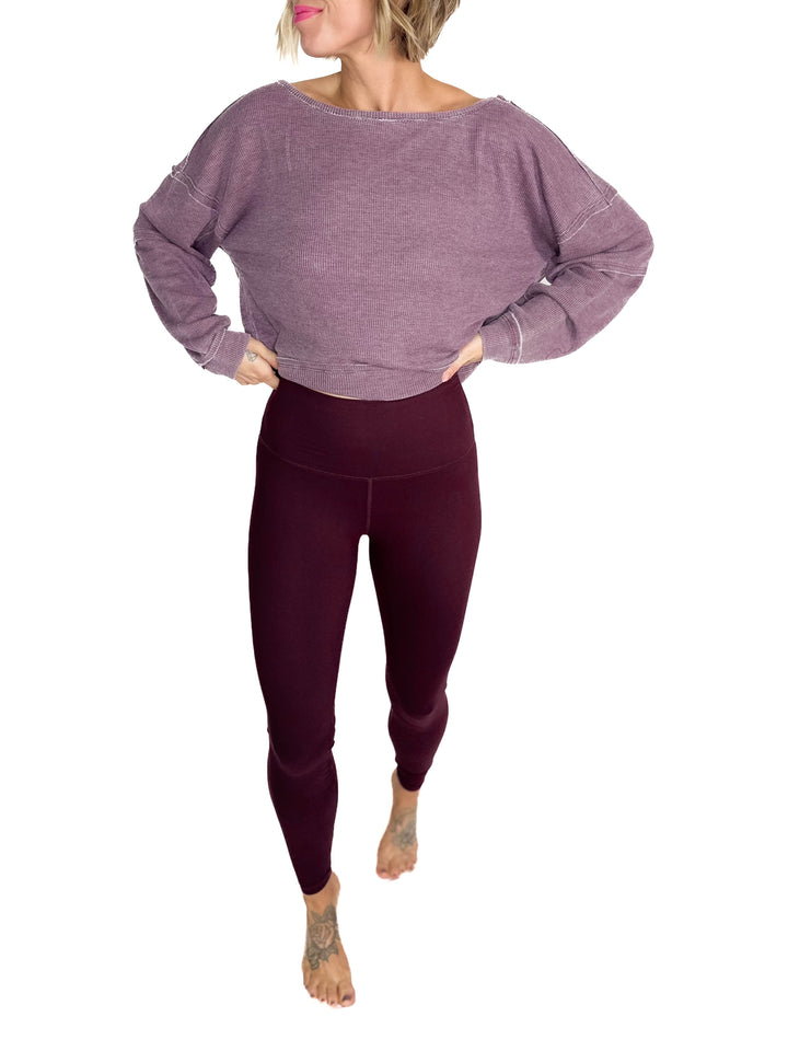 Only The Best Butter Leggings- CASSIS