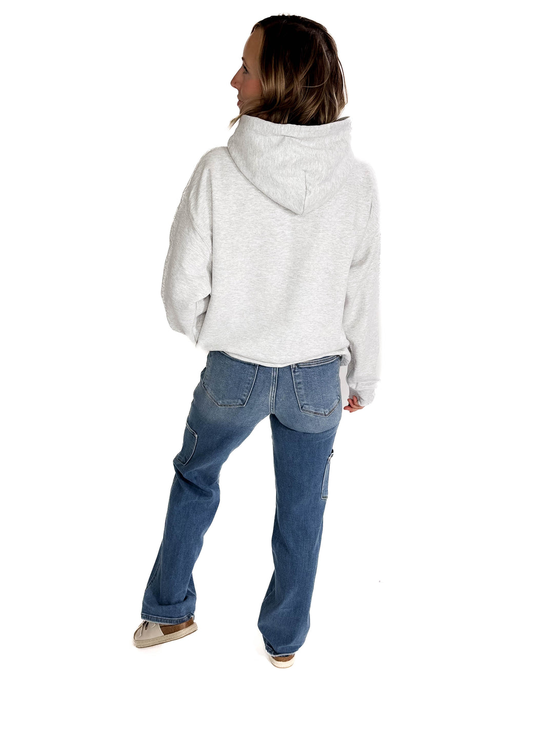 Mama Camo Hoodie- ASH GREY