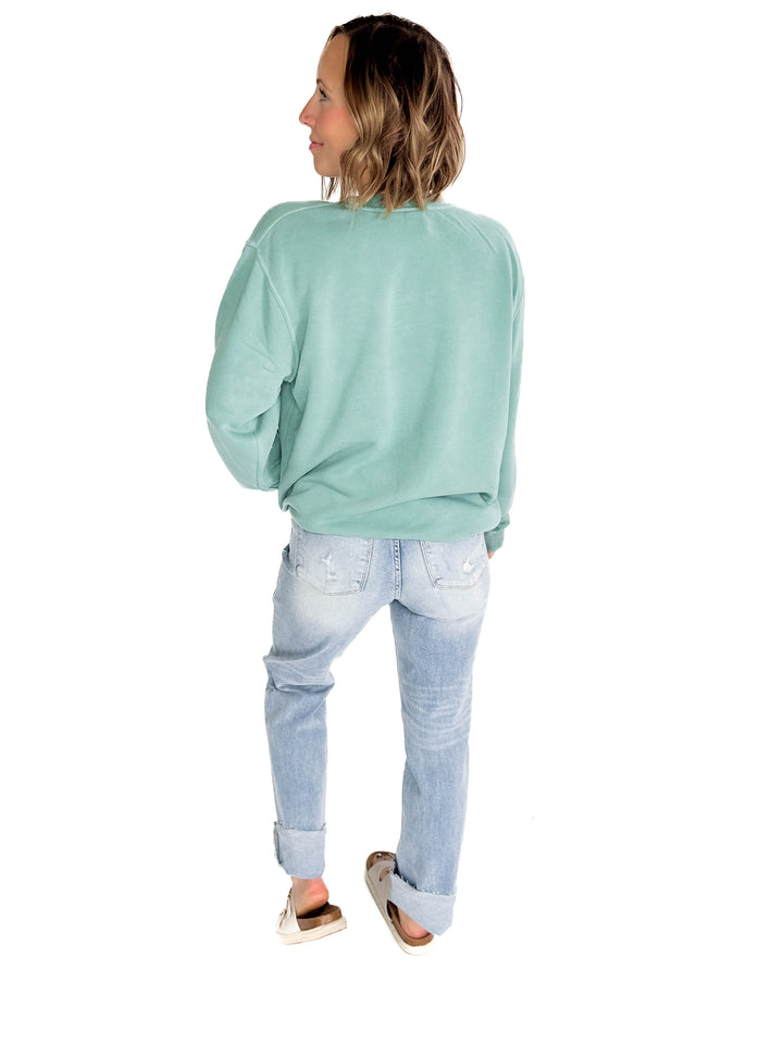 Tropical Skull Premium Crewneck