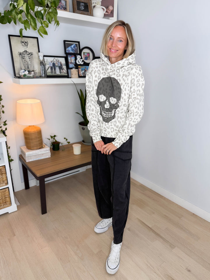 AMPERSAND Comfort Zone Hoodie- PURRDY SCARY