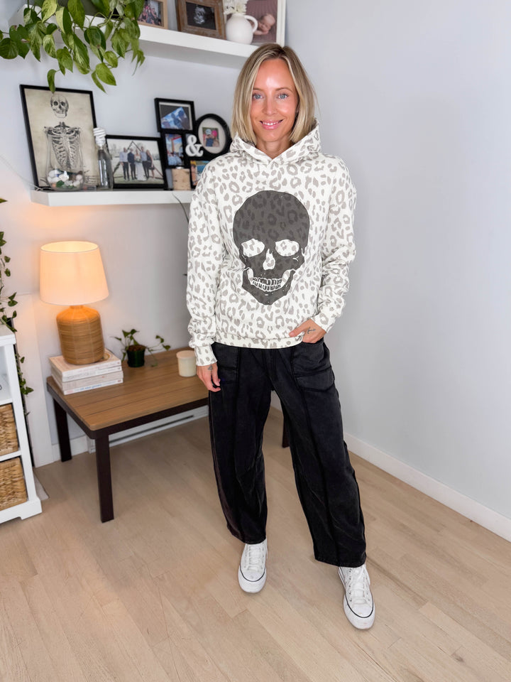 AMPERSAND Comfort Zone Hoodie- PURRDY SCARY