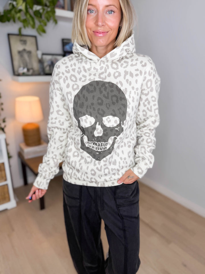 AMPERSAND Comfort Zone Hoodie- PURRDY SCARY