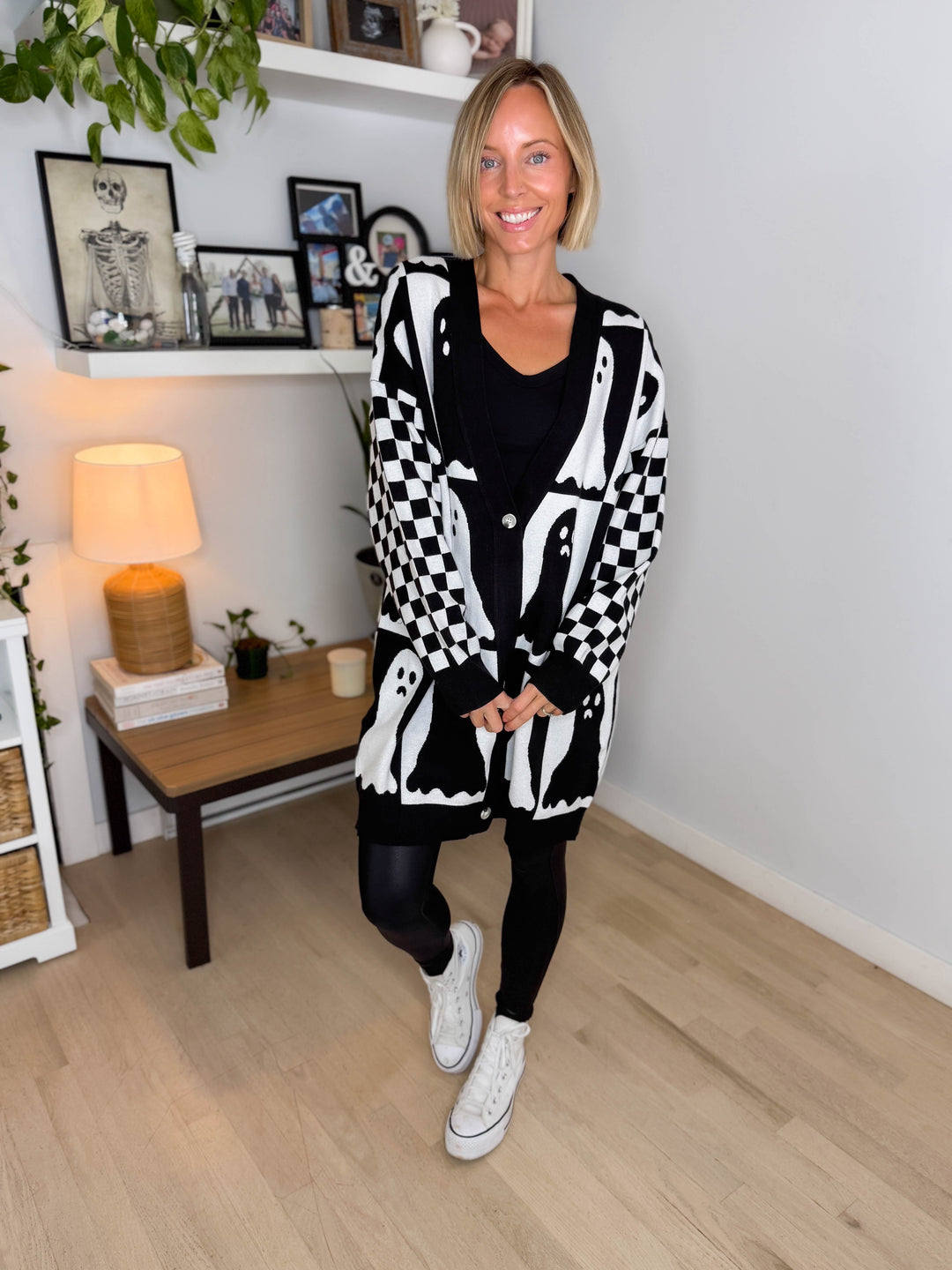 AMPERSAND Ghouls Night Out Oversized Cardigan