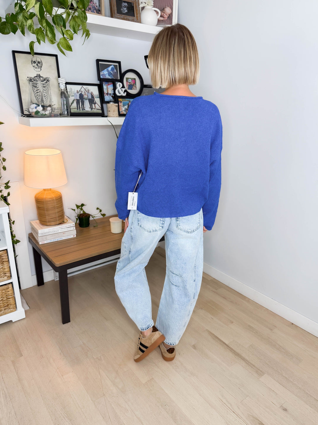Piper Cardigan- COBALT BLUE
