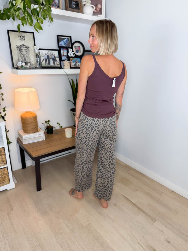 Ampersand AVE Bowie Pant- LEOPARD