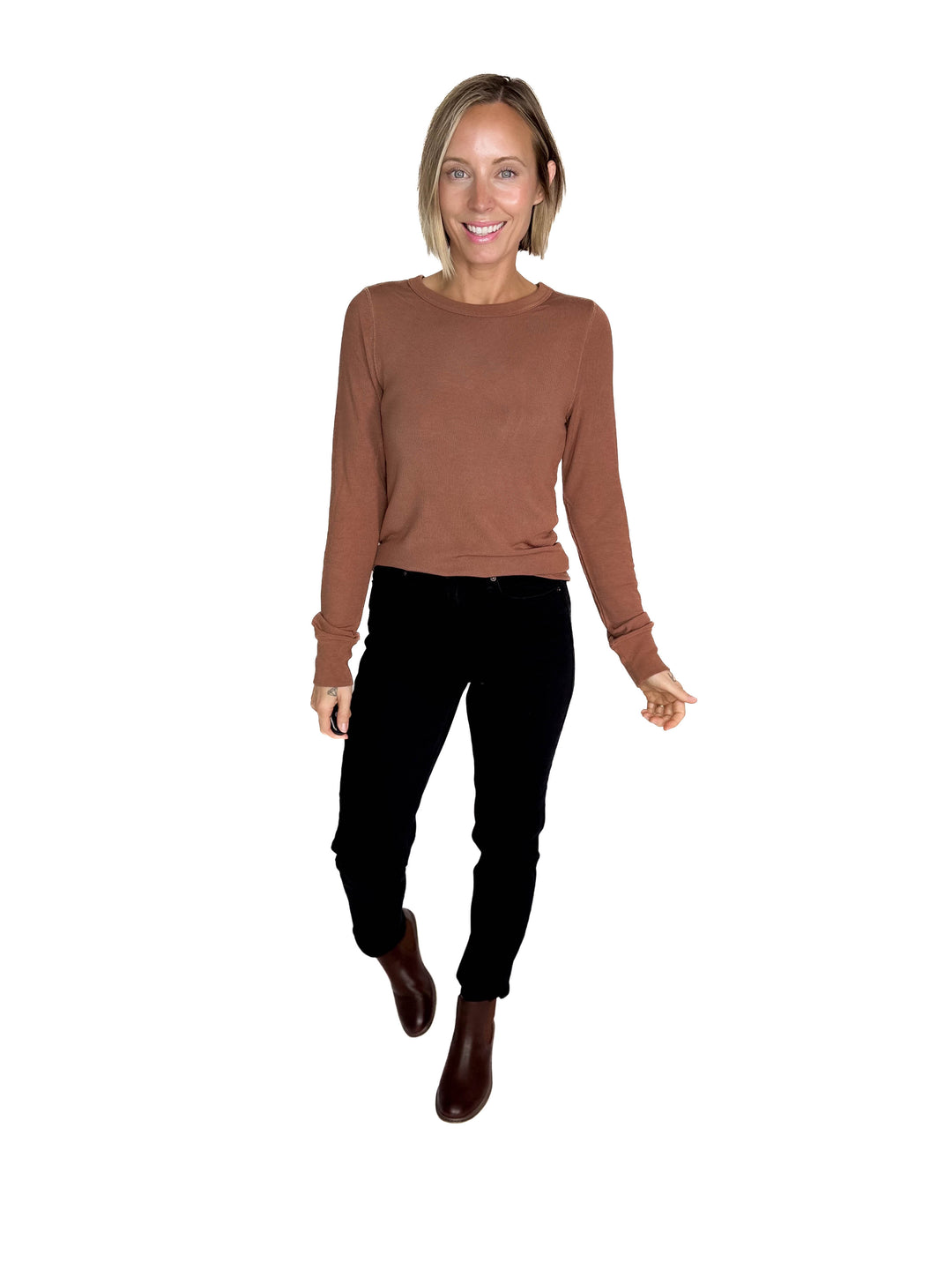 THREAD & SUPPLY Stacy Long Sleeve- CLOVE