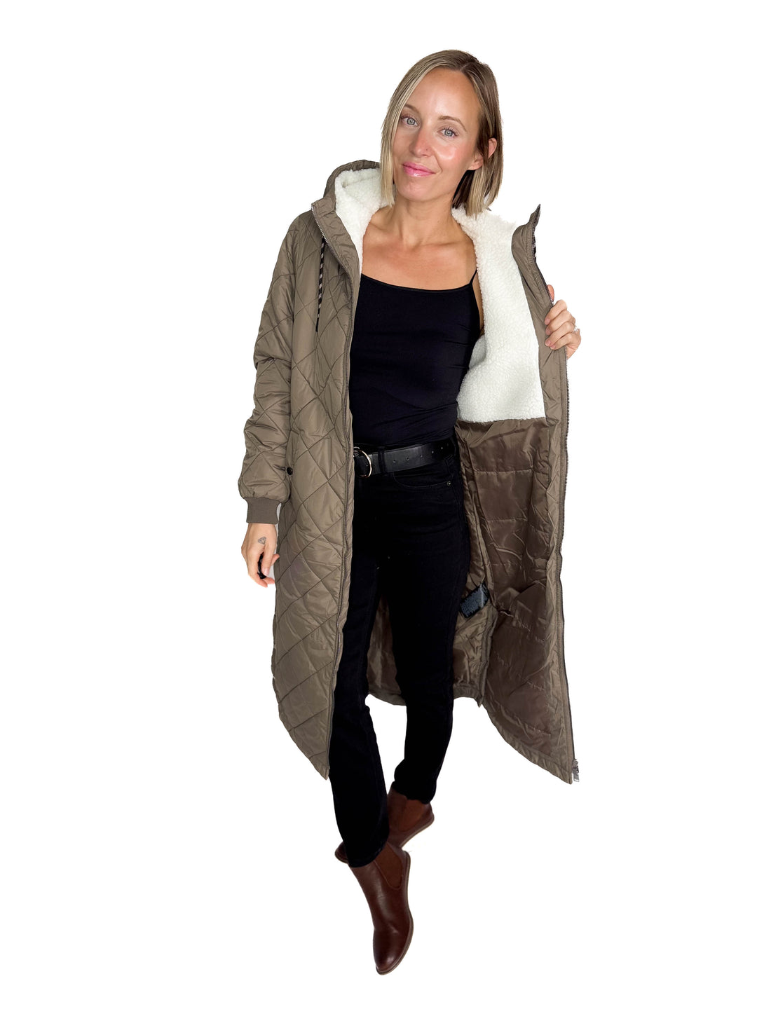 ONLY Arrowsmith Quilted Jacket- WALNUT-FINAL SALE