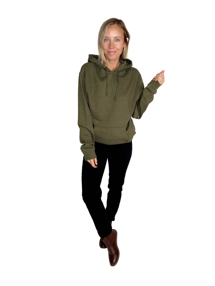 Timber Classic Hoodie- ARMY HEATHER