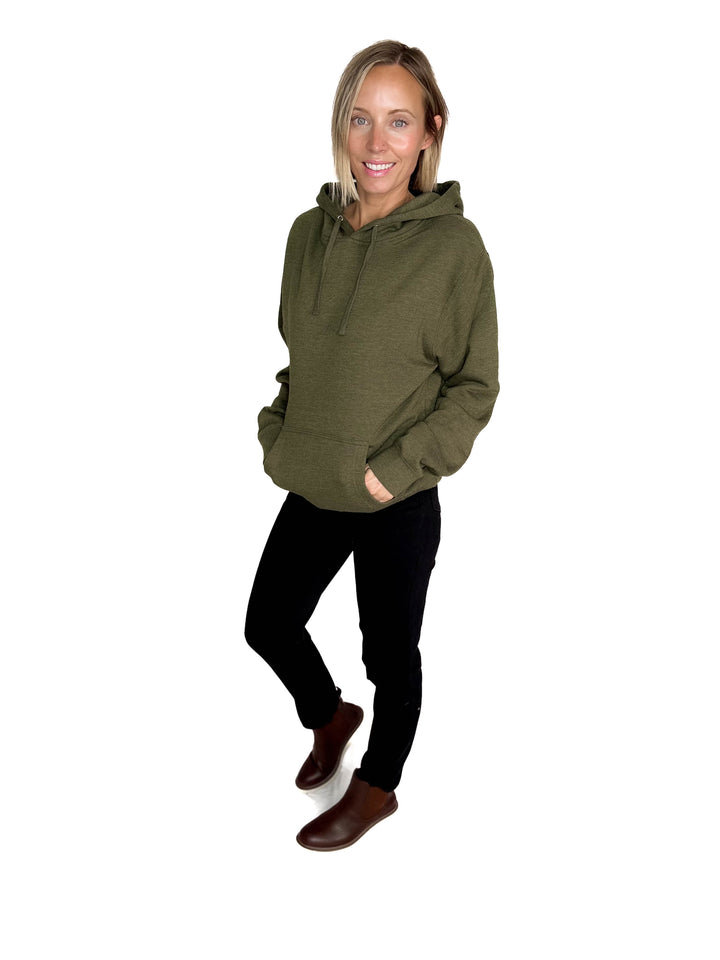 Timber Classic Hoodie- ARMY HEATHER