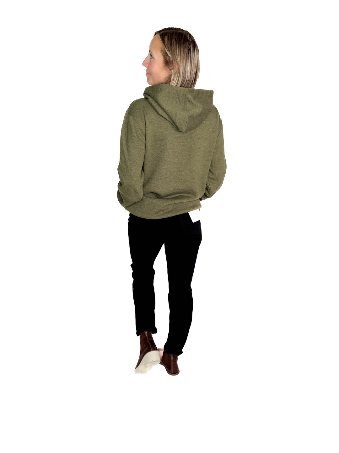Timber Classic Hoodie- ARMY HEATHER