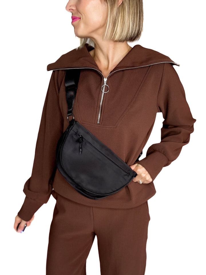 Everything Crossbody Bag- BLACK