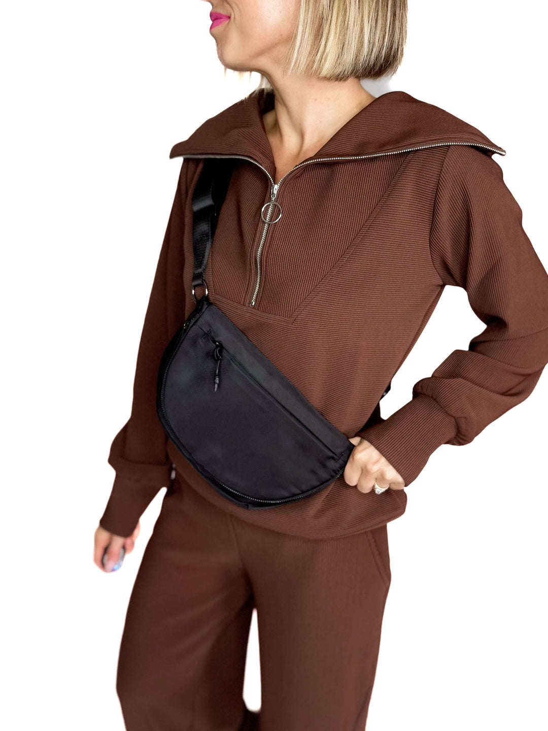 Everything Crossbody Bag- BLACK