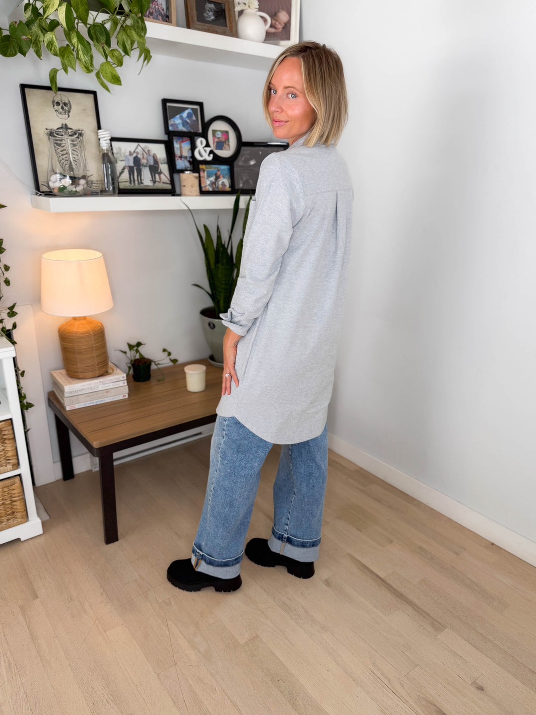 THREAD & SUPPLY Leslie Shacket- GREY HEATHER