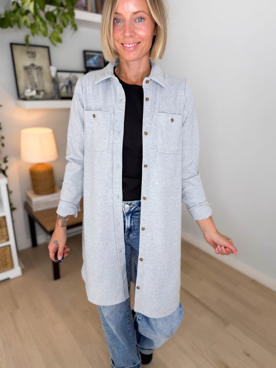 THREAD & SUPPLY Leslie Shacket- GREY HEATHER