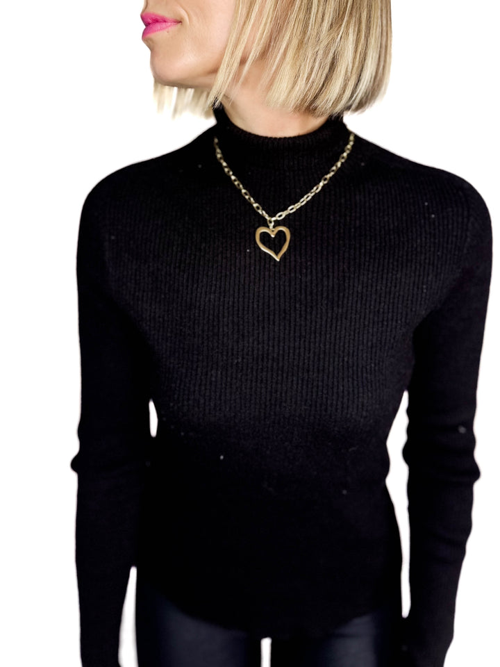 Heartlock Stainless Steel Necklace- GOLD