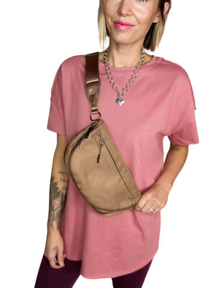 Everything Crossbody Bag- BROWN