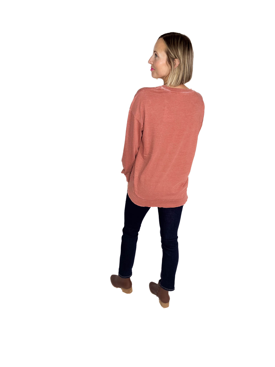 ROYCE Poncho Long Sleeve- COPPER