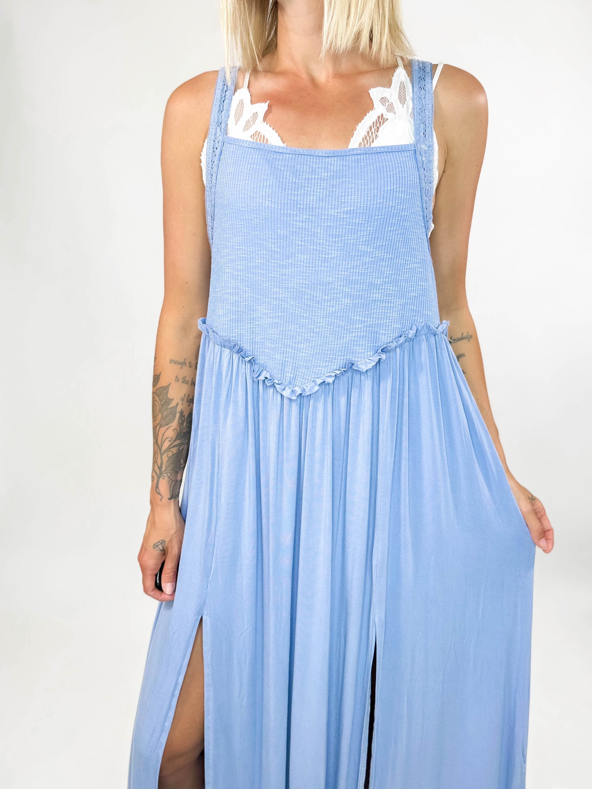 Goddess Maxi Dress- PERIWINKLE-FINAL SALE*S*