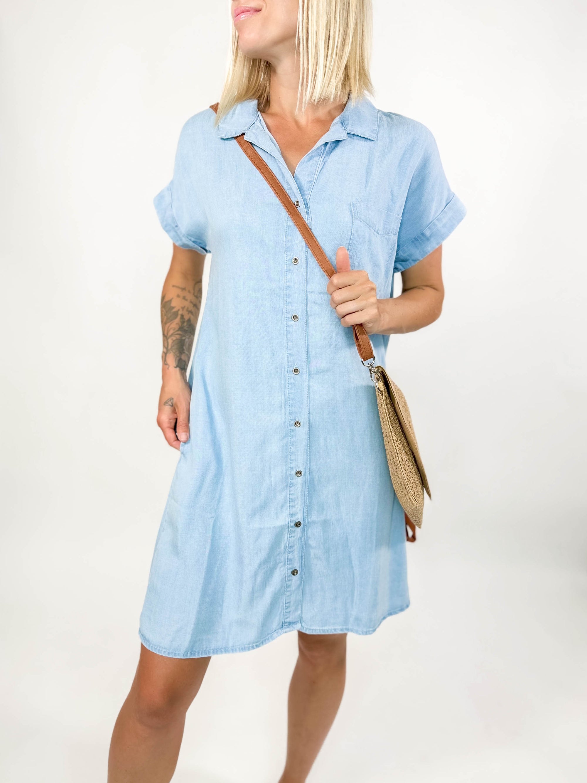 Kenna Tencel Denim Dress-FINAL SALE