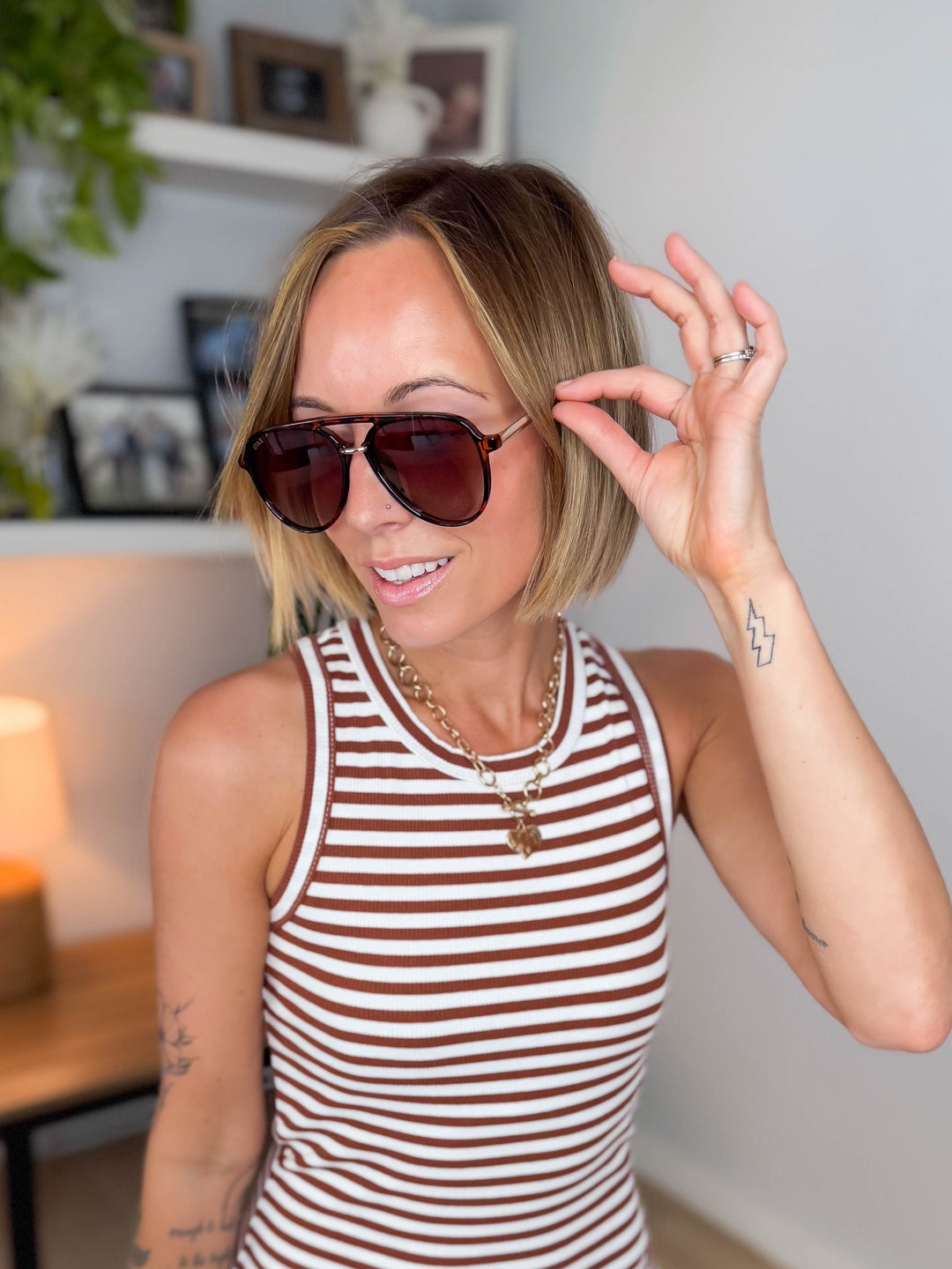 DAX Earhart Polarized Aviator- CHEETAH