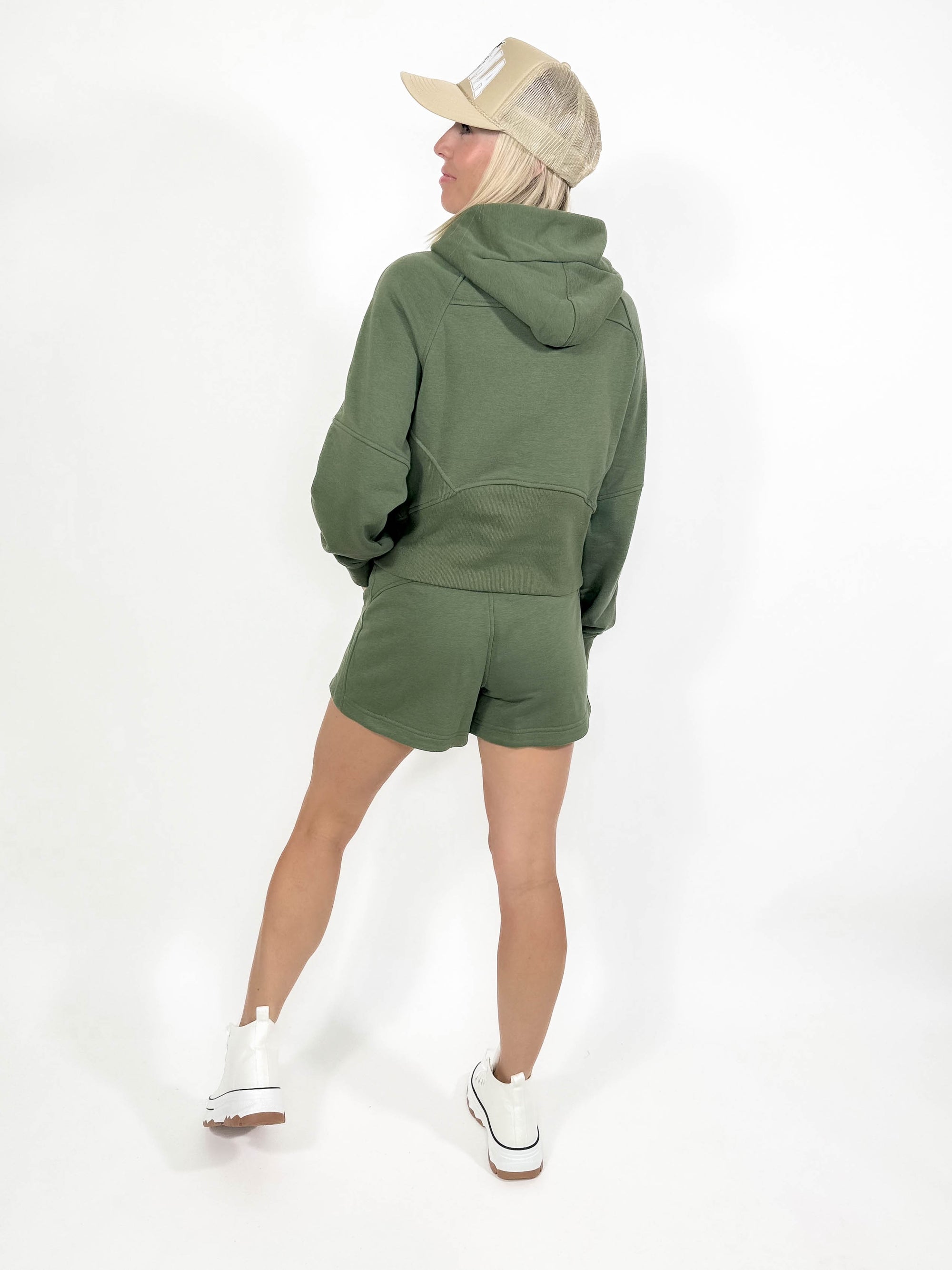 Harlowe Shorts- OLIVE-FINAL SALE