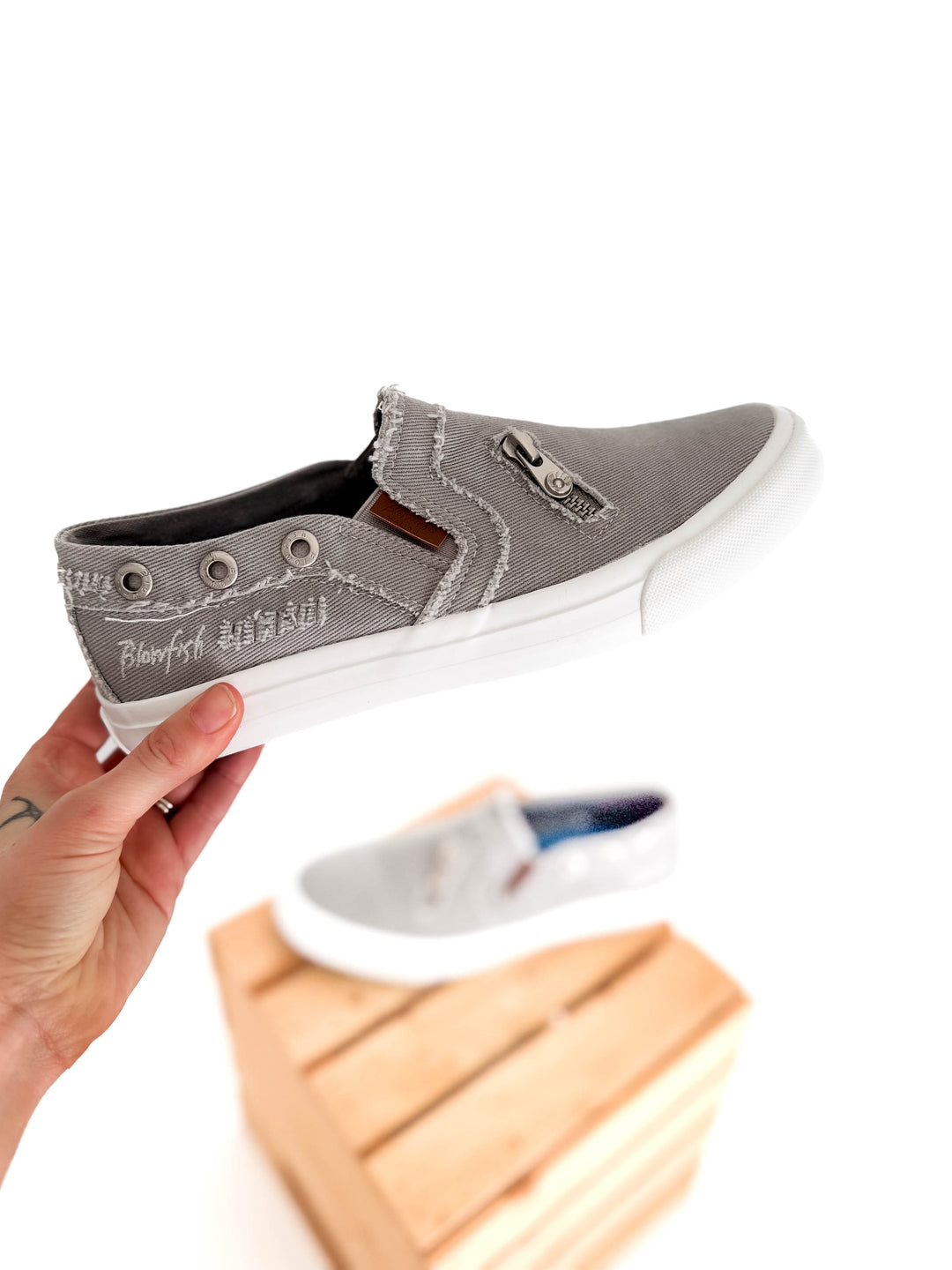 BLOWFISH Mariachi Slip On- GRAY-FINAL SALE